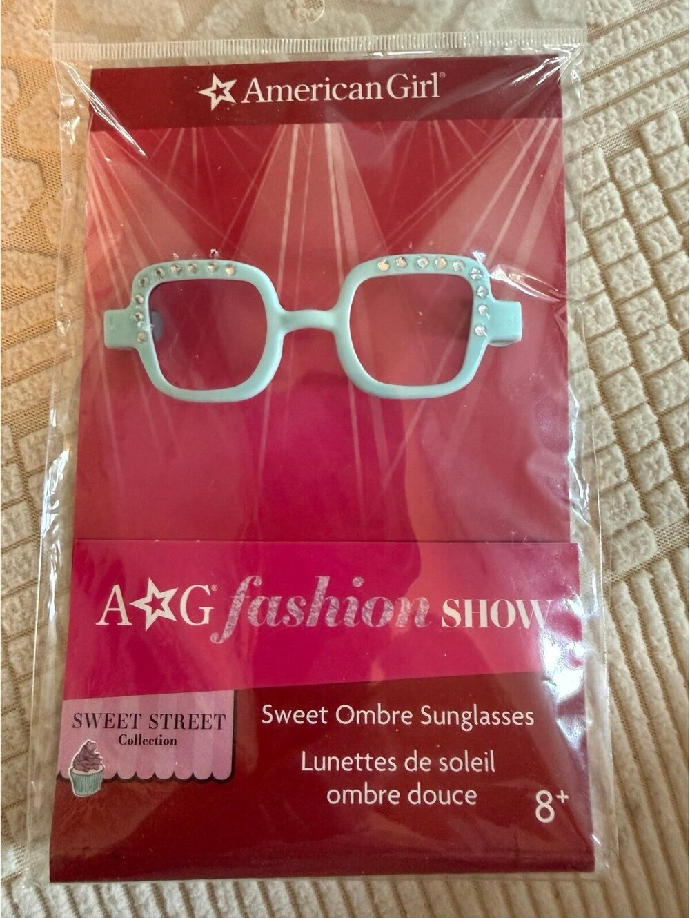 American Girl Doll SWEET OMBRÉ SUNGLASSES Outfit Set Retired NEW IN package B260